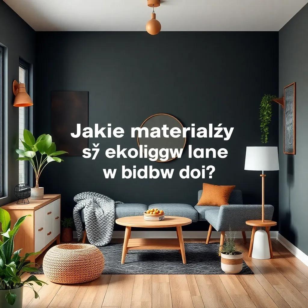 Jakie materiały są ekologiczne w budowie domu?