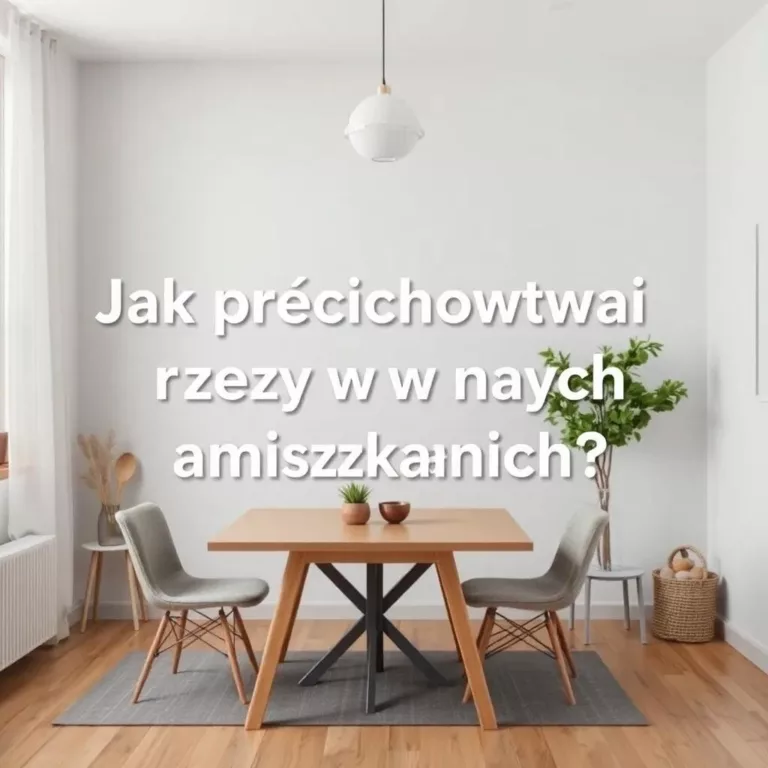 Jak przechowywać rzeczy w małych mieszkaniach?