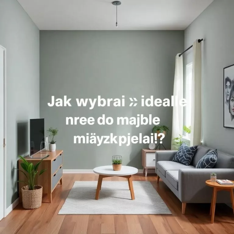 Jak wybrać idealne meble do małych mieszkań?