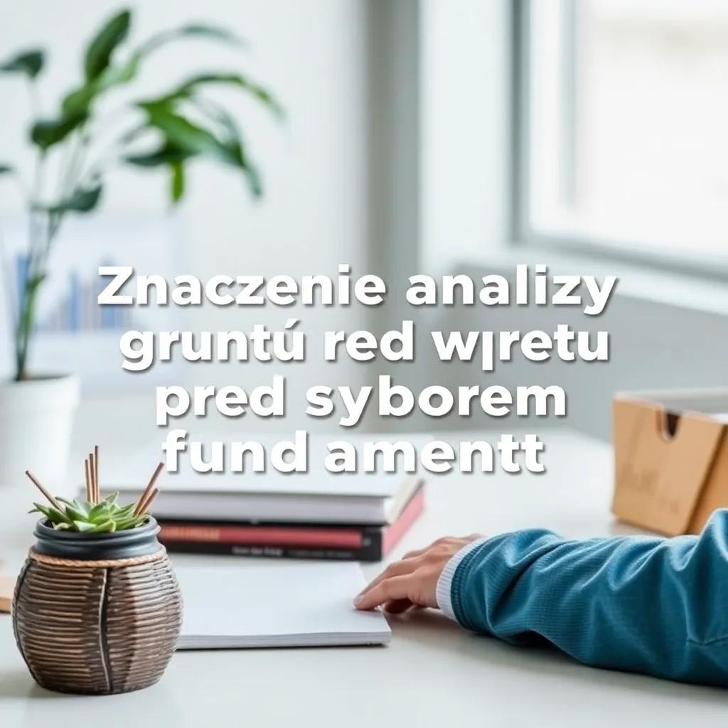 Znaczenie analizy gruntu przed wyborem fundamentów